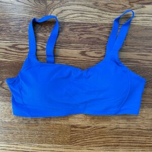 Athleta adjustable scoop neck bra, Varsity